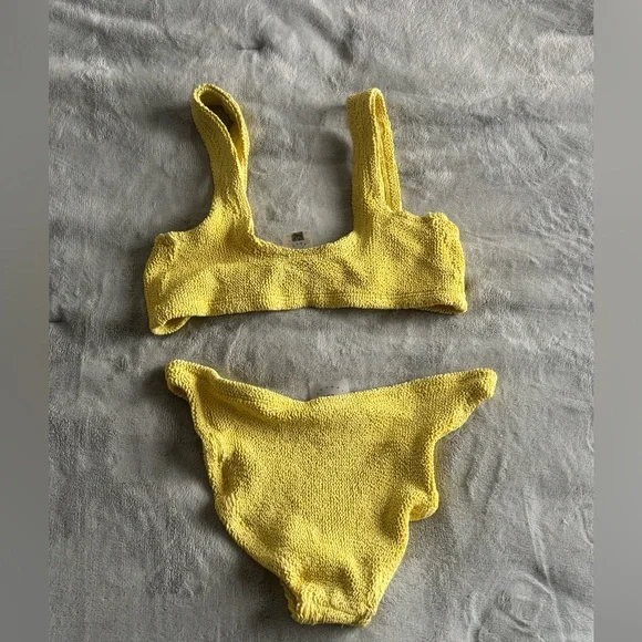 Hunza G Juno Bikini (OneSize) Yellow, Excellent Condition! - Picture 4 of 15